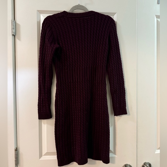 Calvin Klein Deep Purple Long Sleeve Dress - Picture 4 of 4